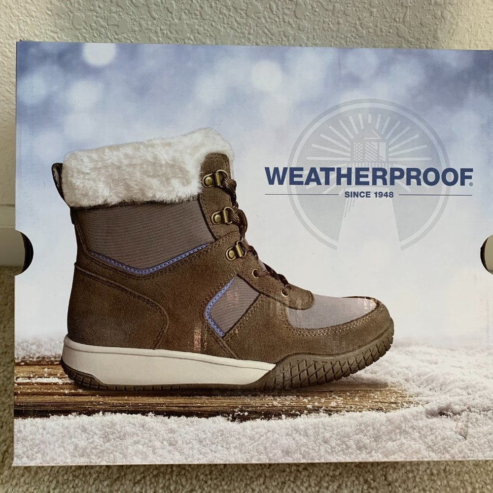 New Weatherproof Women's Chloe Keep Warm Sneaker Boot